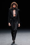 THE 2ND SKIN CO. show — MBFW Madrid FW18/19 (looks: black pantsuit)