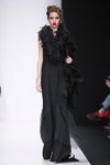 Slava Zaitsev’s Fashion Laboratory show — MBFWRussia FW18/19 (looks: blackevening dress)