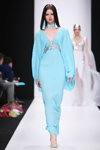 Slava Zaitsev’s Fashion Laboratory show — MBFWRussia FW18/19 (looks: turquoiseevening dress)