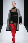 ANGELA LE BOURGEOIS show — MBFWRussia SS19 (looks: red boots, grey coat)