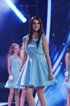 Sabina Gurbanova. Gala final — Miss Belarús 2018. Dresses (looks: vestido azul claro)
