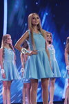 Ksienija Asavickaja. Finale — Miss Belarus 2018. Dresses (Looks: himmelblaues Kleid)