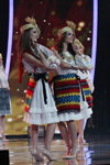 Tacciana Pogostjewa i Maryja Wałuj. Finał "Miss Białorusi 2018": prezentacja w lnianych kostiumach
