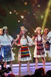 Katsiaryna Kaliuta, Lidia Lis, Tatyana Pogosteva, Katya Panko, Ekaterina Laybis, Maria Vasilevich. Gala final — Miss Belarús 2018. BFC