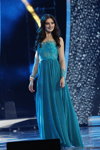 Daria Brazovskaya. Abendkleid-Wettbewerb — Miss Belarus 2018 (Looks: aquamarines Abendkleid)