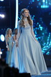 Dziyana Astapchyk. Evening gown competition — Miss Belarus 2018 (looks: sky blueevening dress)