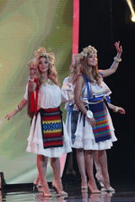 Natallia Paulouskaja und Julia Kuzmenko. Finale — Miss Belarus 2018