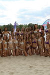 Uzestniczki konkursu "Miss Ukrainy 2018" rywalizowały w strojach kąpielowych na plaży