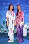  (слева направо) Инна Катющенко, Ярослава Притула. Показ одежды Couture de Fleur и украшений Helena SAI