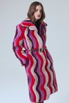 Blumarine FW18/19 lookbook (looks: multicolored fur coat)