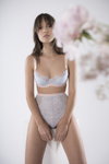 Dora Larsen SS 2019 lingerie lookbook (looks: sky blue bra)