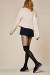 "Femmes". Fiore lookbook (looks: black tights which imitate stockings)