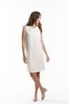 Giovane SS18 lookbook (looks: white sheath dress)
