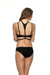 Kinga FW18/19 lingerie lookbook (looks: black bra, black briefs)