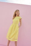 Long Tall Sally SS2018 campaign (looks: yellow dress)