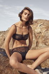 Marie Jo AW18 lingerie campaign (looks: black bra, black briefs)