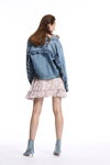 Miss Sixty SS18 lookbook (looks: sky blue jean jacket)