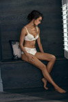 Wacoal SS18 lingerie campaign (looks: white bra, white briefs)