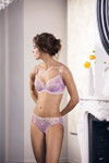 Wacoal SS18 lingerie campaign (looks: lilac bra, lilac pants)