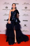 Татьяна Кармазина. Мисс Украина Вселенная 2019 (наряды и образы: синее вечернее платье)