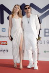 Ksenia Sukhinova and Dima Bilan. Opening ceremony — Muz-TV Music Awards 2019