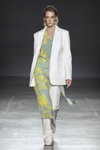 Maria Grebenyuk. A.M.G. show — Ukrainian Fashion Week SS20 (looks: white pantsuit)