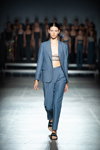 GASANOVA show — Ukrainian Fashion Week SS20 (looks: sky blue pantsuit)