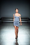 Pokaz GASANOVA — Ukrainian Fashion Week SS20 (ubrania i obraz: sukienka błękitna)