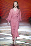 VOROZHBYT&ZEMSKOVA show — Ukrainian Fashion Week SS20 (looks: pink dress)