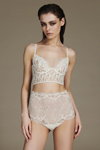 Ermanno Scervino FW 19 lingerie lookbook (looks: white guipure bra, white guipure briefs)