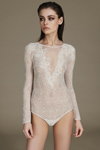 Ermanno Scervino FW 19 lingerie lookbook (looks: white guipure bodysuit)