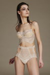 Ermanno Scervino FW 19 lingerie lookbook (looks: white guipure bra, white guipure briefs)