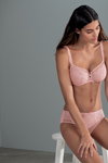 Rosa Faia SS 2019 lingerie lookbook (looks: pink bra, pink briefs)