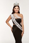 Liza Yastremska. Photofact — Miss Universe Ukraine 2020 (looks: blackevening dress)