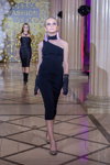 Pokaz Irina Strong — Odessa Fashion Week 2020 (ubrania i obraz: suknia koktajlowa czarna)