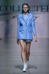 Collected Story show — Riga Fashion Week SS2021 (looks: sky blue shorts suit)