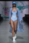 Collected Story show — Riga Fashion Week SS2021 (looks: sky blue closed swimsuit)