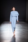 ARUTIUNOVA show — Ukrainian Fashion Week NoSS (looks: sky blue pantsuit)