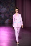 Darja Donezz show — Ukrainian Fashion Week NoSS (looks: pink pantsuit)