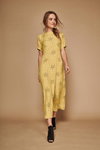 Лукбук M&Co SS 2020 (наряды и образы: желтое платье в горошек миди)