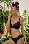 Rosa Faia SS 2020 swimwear campaign (looks: indigo swimsuit)