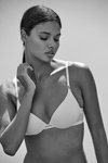 Daniela Braga. LOVE by Victoria. Victoria's Secret lingerie lookbook (looks: white bra)
