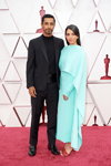 Riz Ahmed, Fatima Farheen Mirza. Opening ceremony — 93rd Oscars