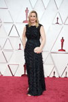 Sofia Sondervan. Opening ceremony — 93rd Oscars (looks: blackevening dress)