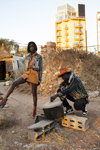 Hanna Sylla and Bamba Ndiaye. RCSLA photoshoot. Senegal