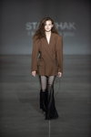 STARCHAK show — Ukrainian Fashion Week noseason sept 2021 (looks: brown blazer)