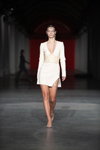 Tatyana Bryk. ARUTIUNOVA show — Ukrainian Fashion Week No Season 2021 (looks: white dress)