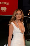 Jennifer Lopez. Venice Film Festival 2021. Part 1 (looks: whitenecklineevening dress)