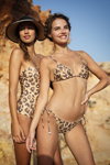 Barts SS 21 swimwear campaign (looks: nude closed swimsuit with leopard print, nude swimsuit with leopard print)