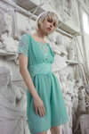 Kampania Ciriana SS 2021 (ubrania i obraz: sukienka turkusowa, blond (kolor włosów))